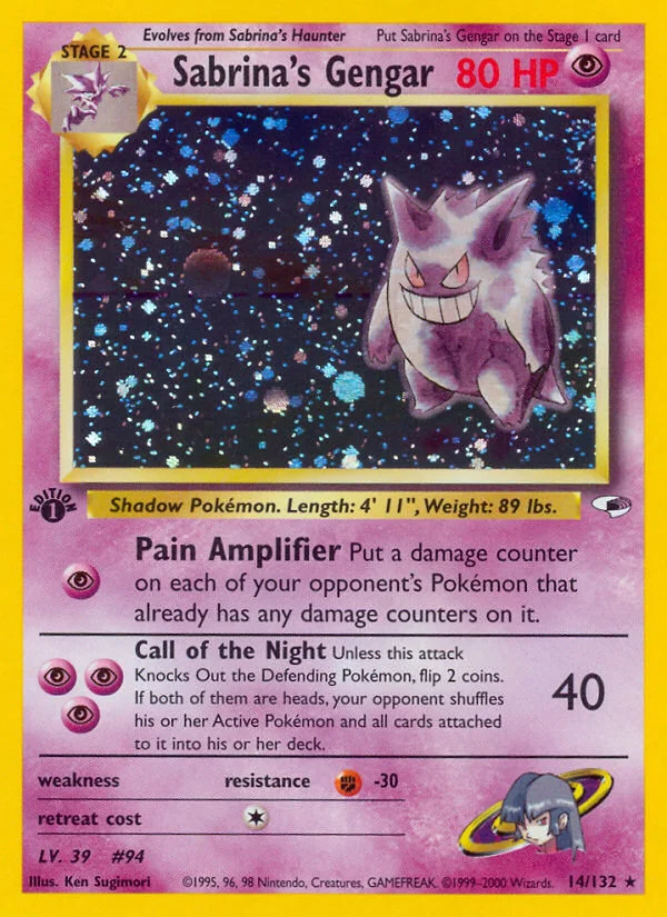 Sabrina's Gengar - Pokémon TCG Card | Dittobase