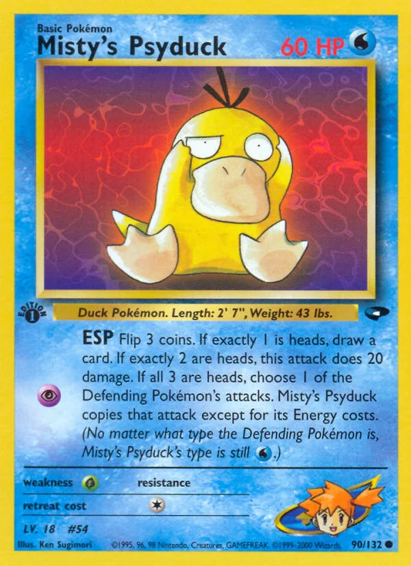 Misty's Psyduck - Pokémon TCG Card | Dittobase