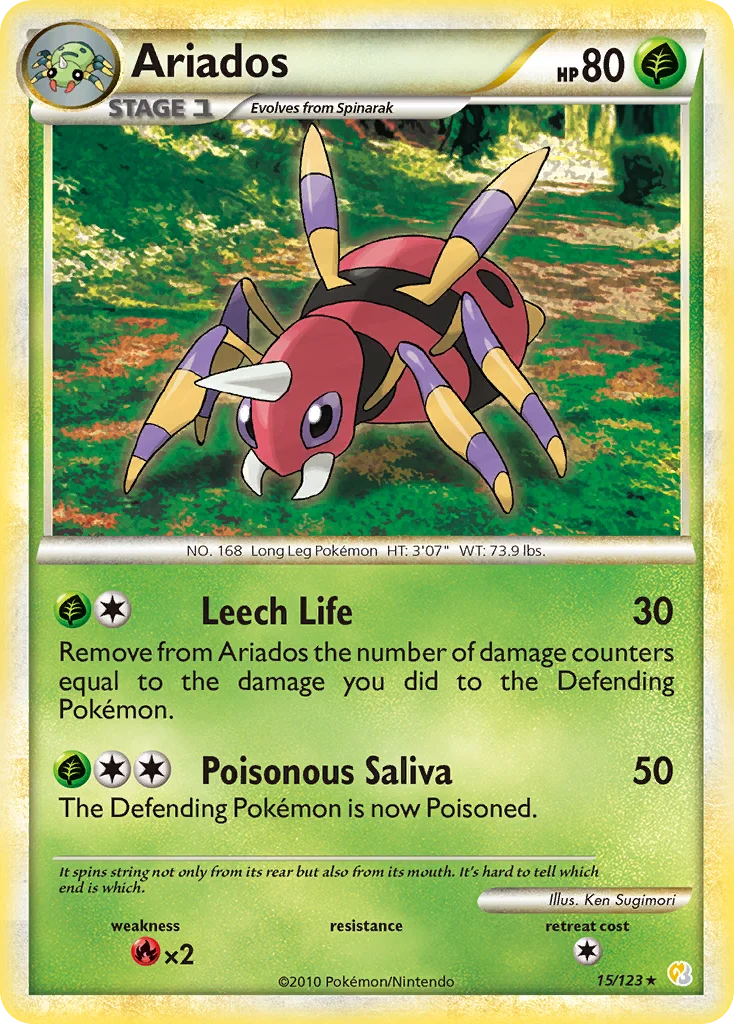 Ariados - Pokémon TCG Card | Dittobase