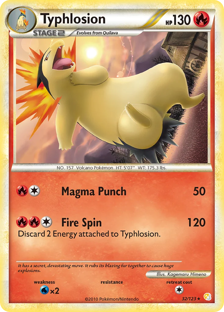 Typhlosion - Pokémon TCG Card | Dittobase