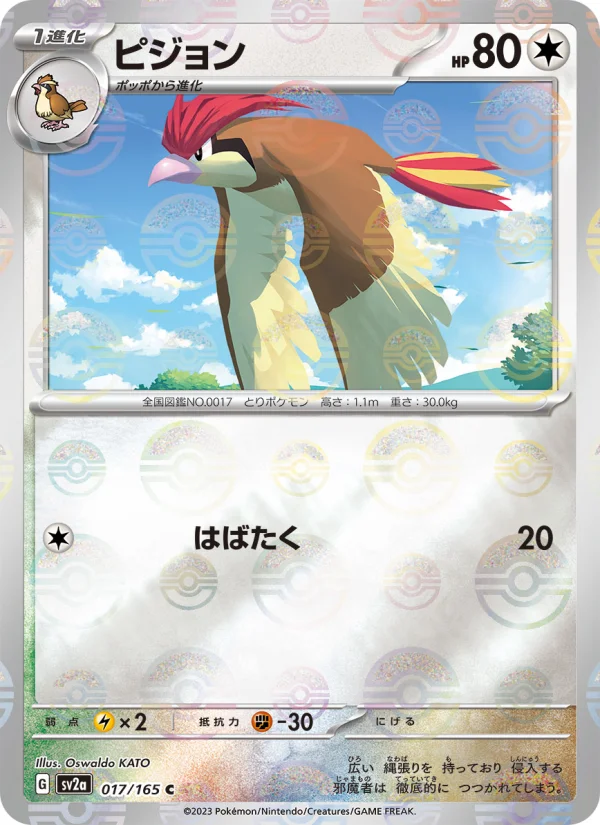 Pidgeotto - Japanese Pokémon TCG Card | Dittobase