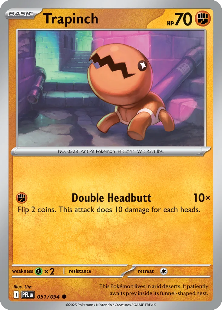 ポケモンカード Trapinch 50HP英語版 Trapinch - Pokémon TCG Card | Dittobase