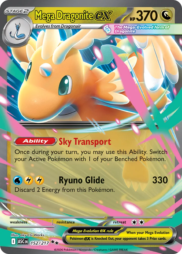 Mega Dragonite ex - Pokémon TCG Card | Dittobase