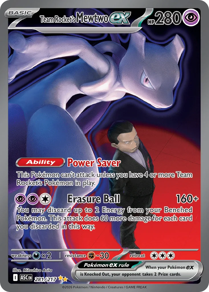 Team Rocket's Mewtwo ex - Pokémon TCG Card | Dittobase