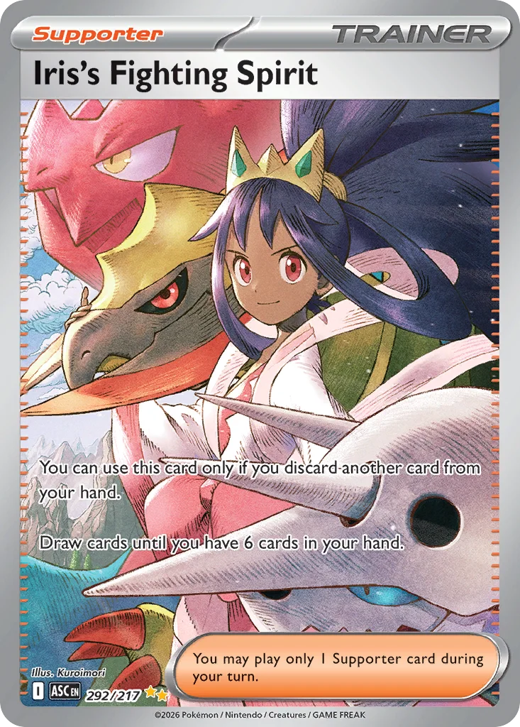【PSA9】アイリスの闘志（Iris’s Fighting Spirit） Iris's Fighting Spirit - Pokémon TCG Card | Dittobase