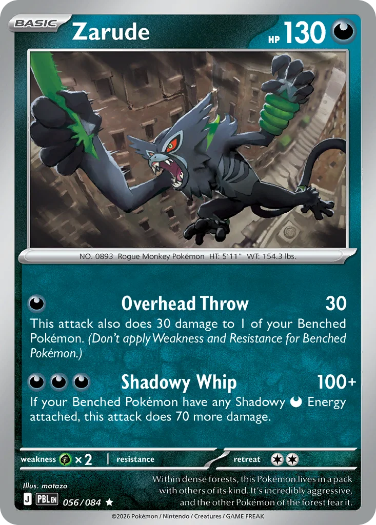 Zarude - Pokémon TCG Card | Dittobase