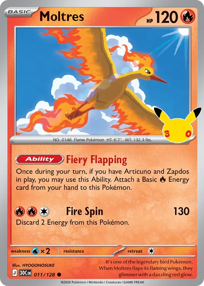 Moltres - Pokémon TCG Card | Dittobase