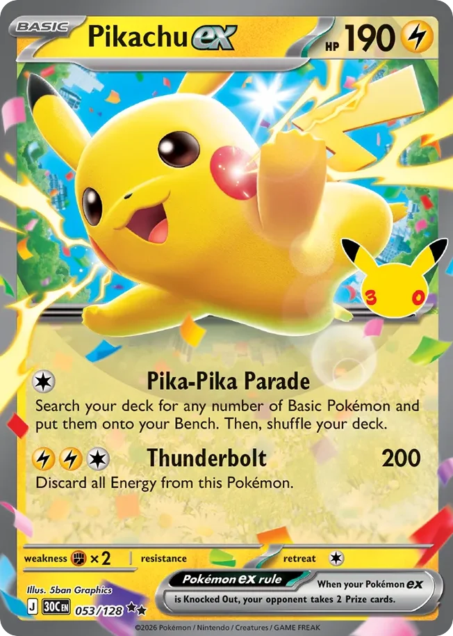ポケモンカードゲーム PIKA PIKA Pika-Pika Parade - Pokémon TCG Attack | Dittobase