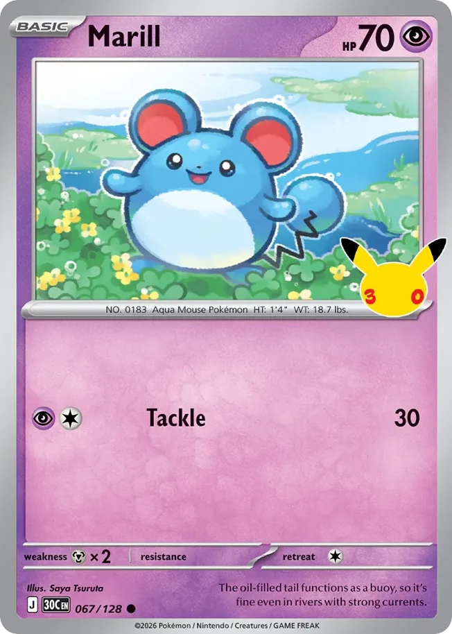 Marill - Pokémon TCG Card | Dittobase