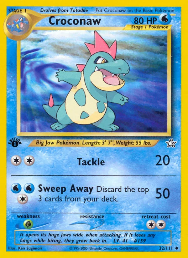 Croconaw - Pokémon TCG Card | Dittobase