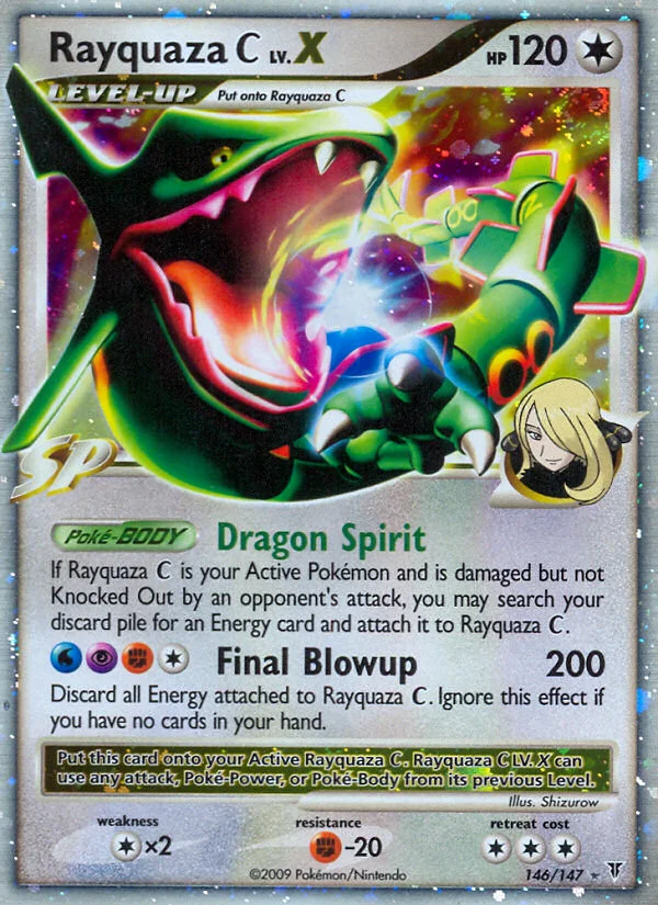 Rayquaza C LV.X - Pokémon TCG Card | Dittobase