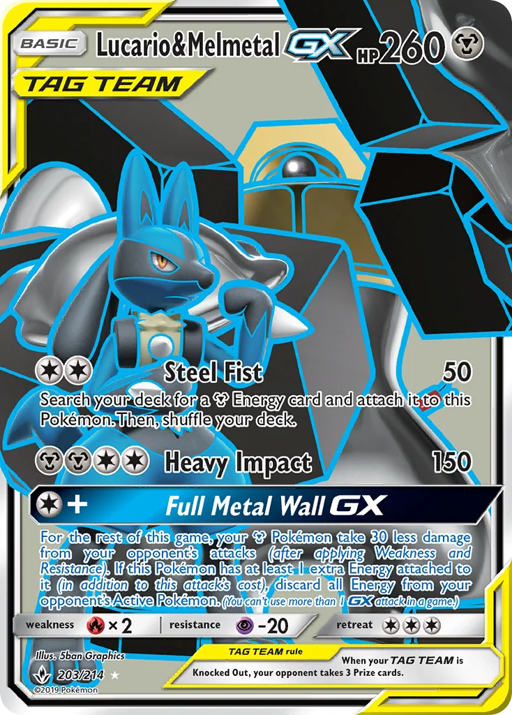 Lucario & Melmetal-GX - Pokémon TCG Card | Dittobase