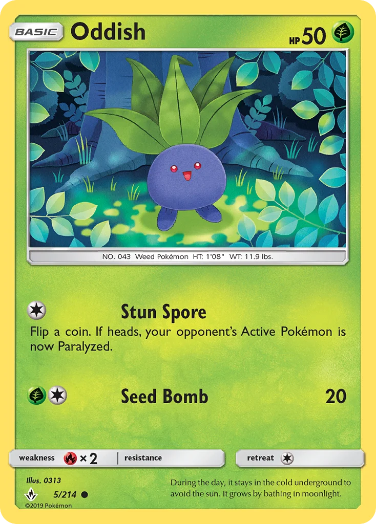 Oddish - Pokémon TCG Card | Dittobase