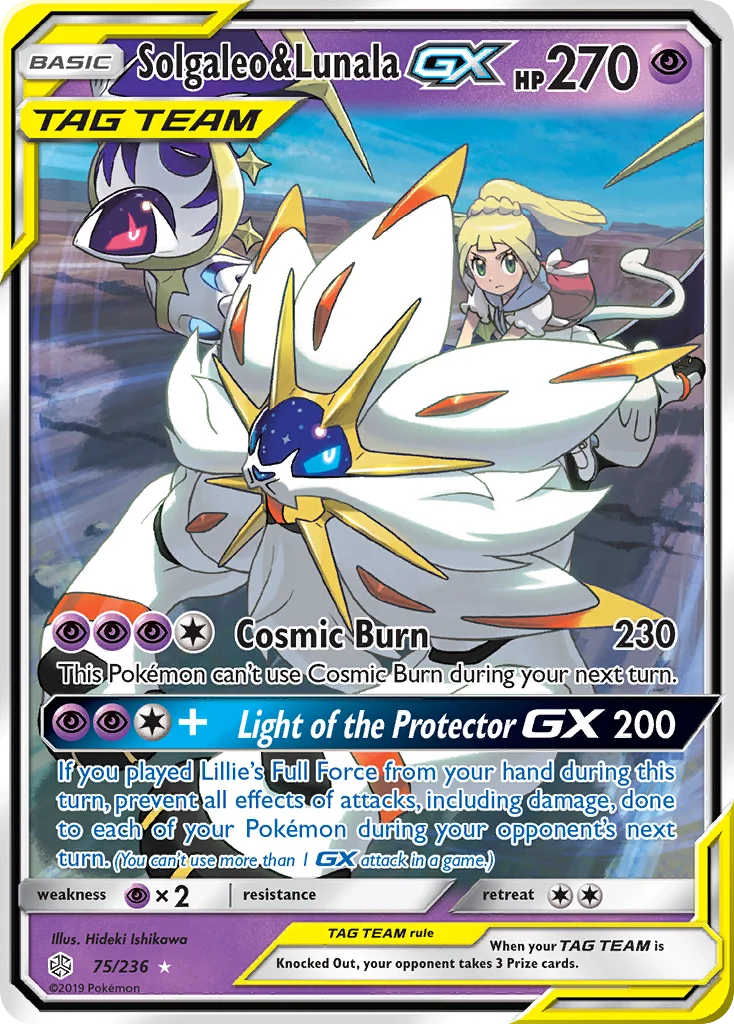 Solgaleo & Lunala-GX - Pokémon TCG Card | Dittobase