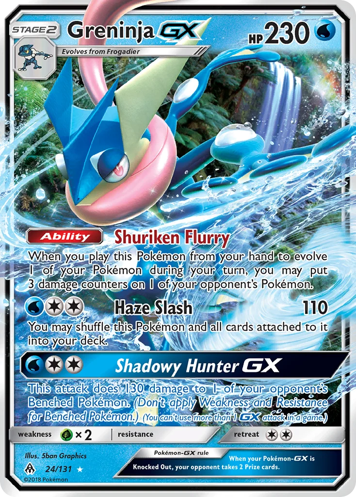 Greninja-GX - Pokémon TCG Card | Dittobase