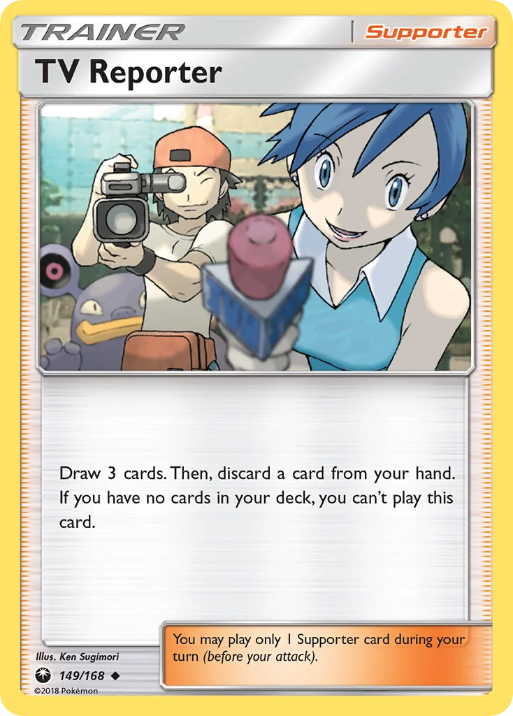 TV Reporter - Pokémon TCG Card | Dittobase