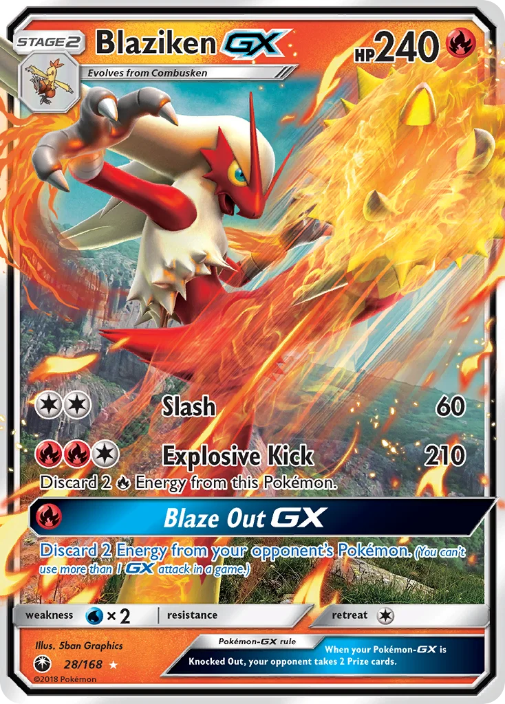 Blaze Out-GX - Pokémon TCG Attack | Dittobase