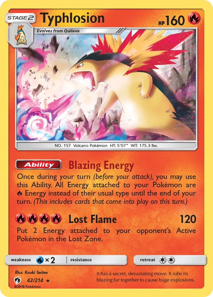 Typhlosion - Pokémon TCG Card | Dittobase