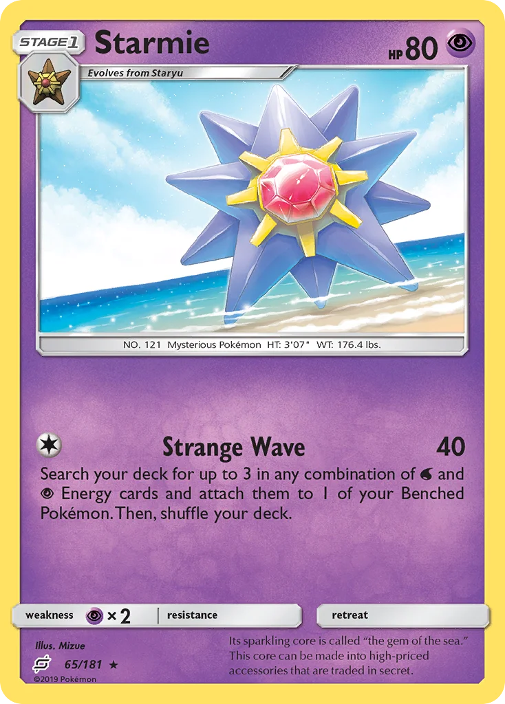 Starmie - Pokémon TCG Card | Dittobase