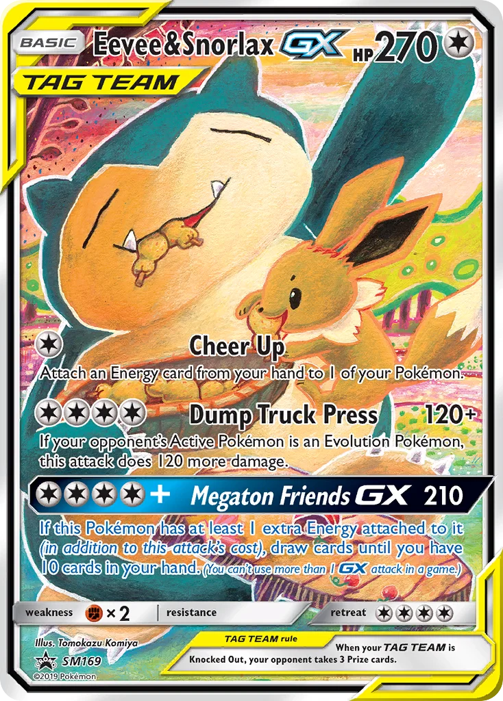 Eevee & Snorlax-GX - Pokémon TCG Card | Dittobase