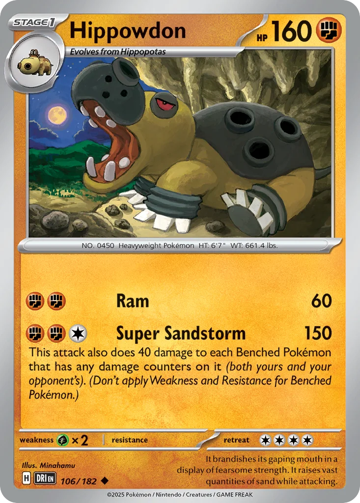 Hippowdon - Pokémon TCG Card | Dittobase