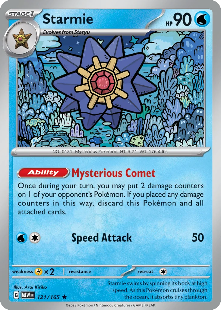 Starmie - Pokémon TCG Card | Dittobase