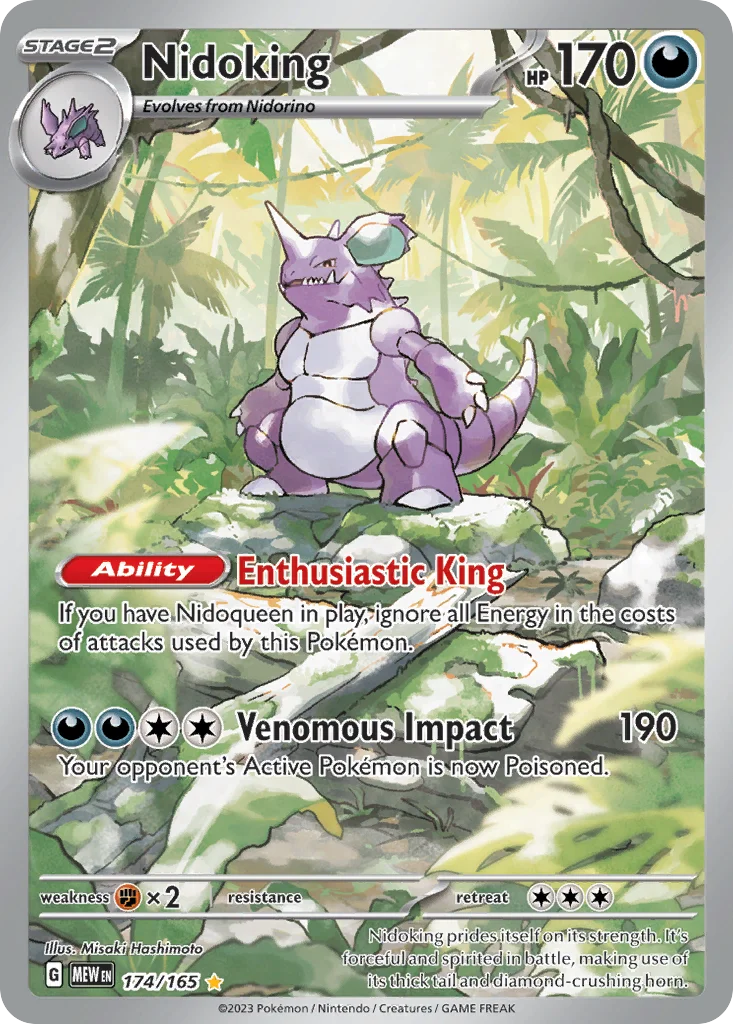 Nidoking - Pokémon TCG Card | Dittobase