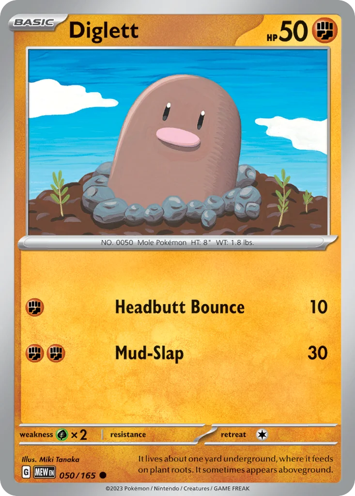 Diglett - Pokémon TCG Card | Dittobase