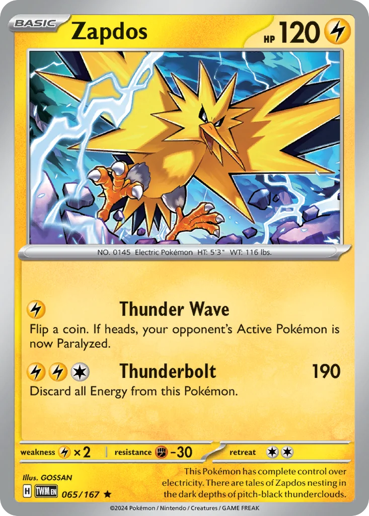 Zapdos - Pokémon TCG Card | Dittobase