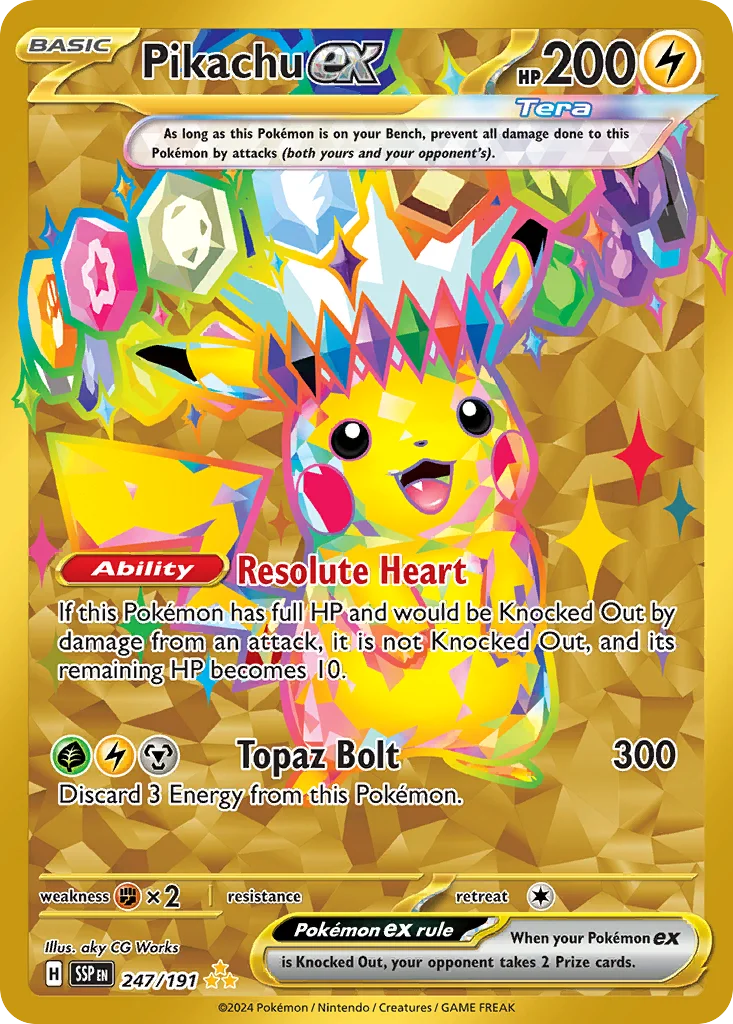 Pikachu ex - Pokémon TCG Card | Dittobase