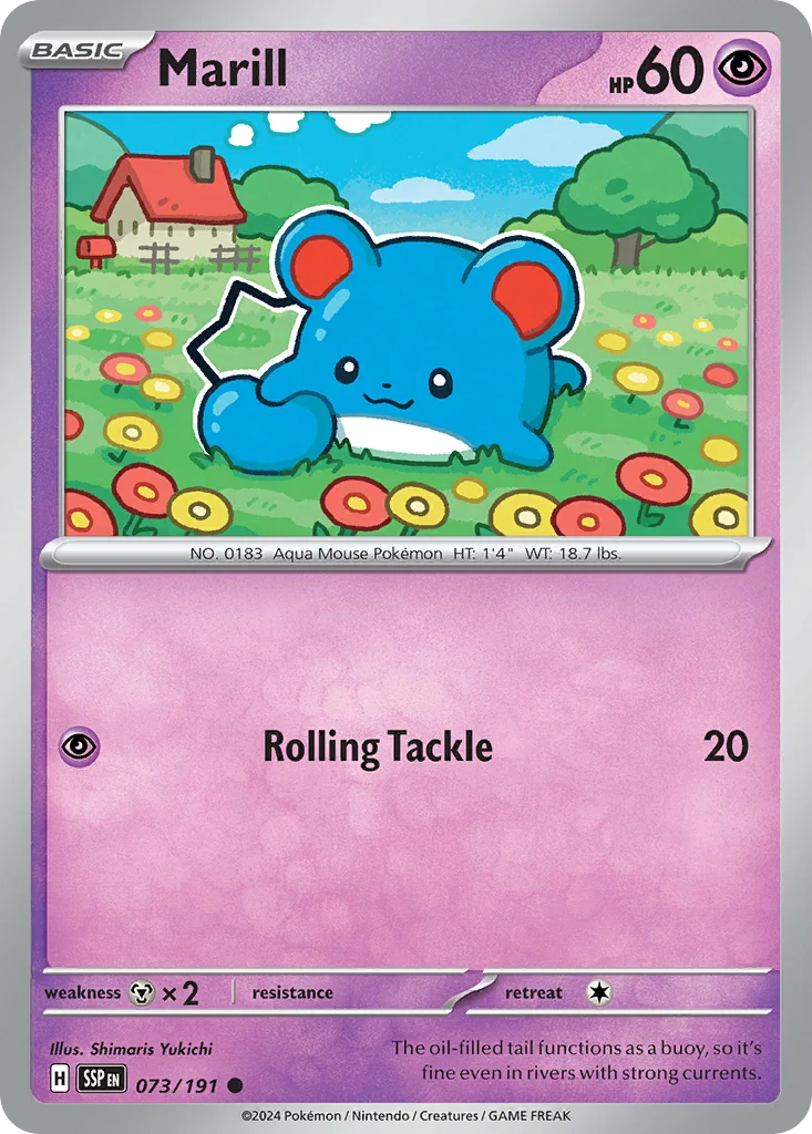 Marill - Pokémon TCG Card | Dittobase
