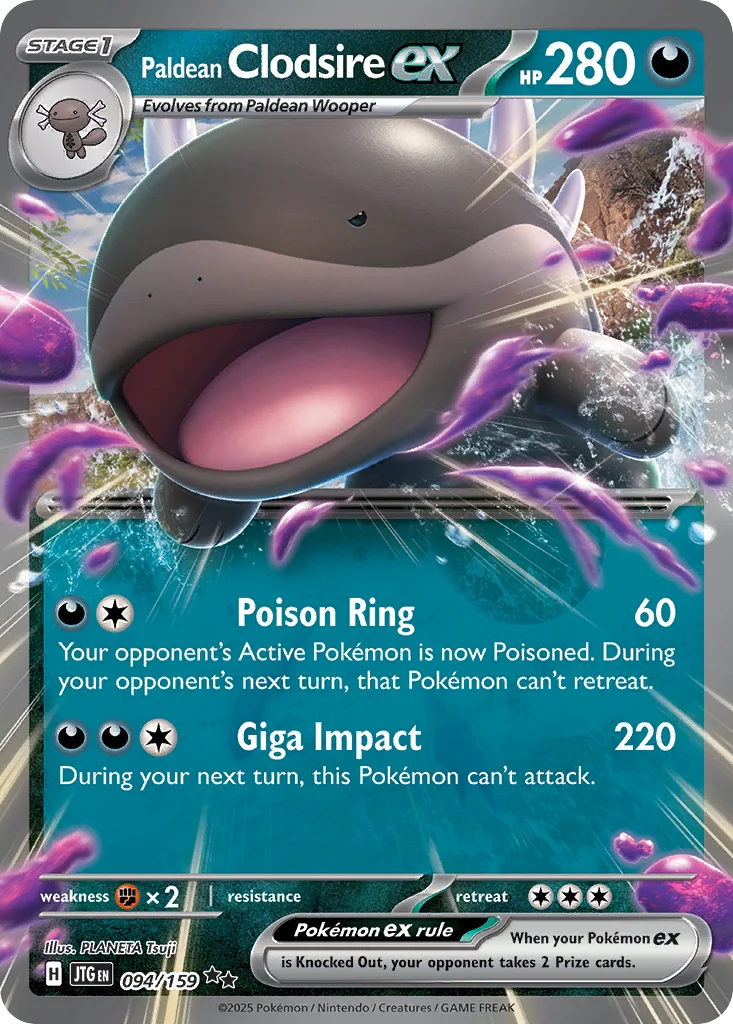 Paldean Clodsire ex - Pokémon TCG Card | Dittobase