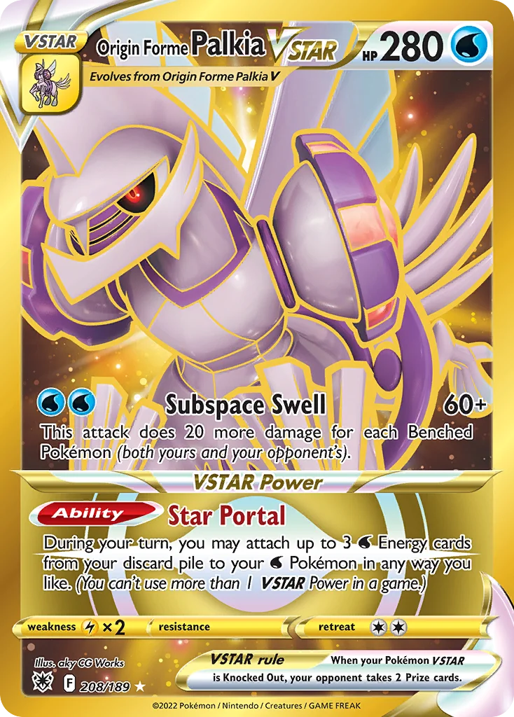 Origin Forme Palkia VSTAR - Pokémon TCG Card | Dittobase