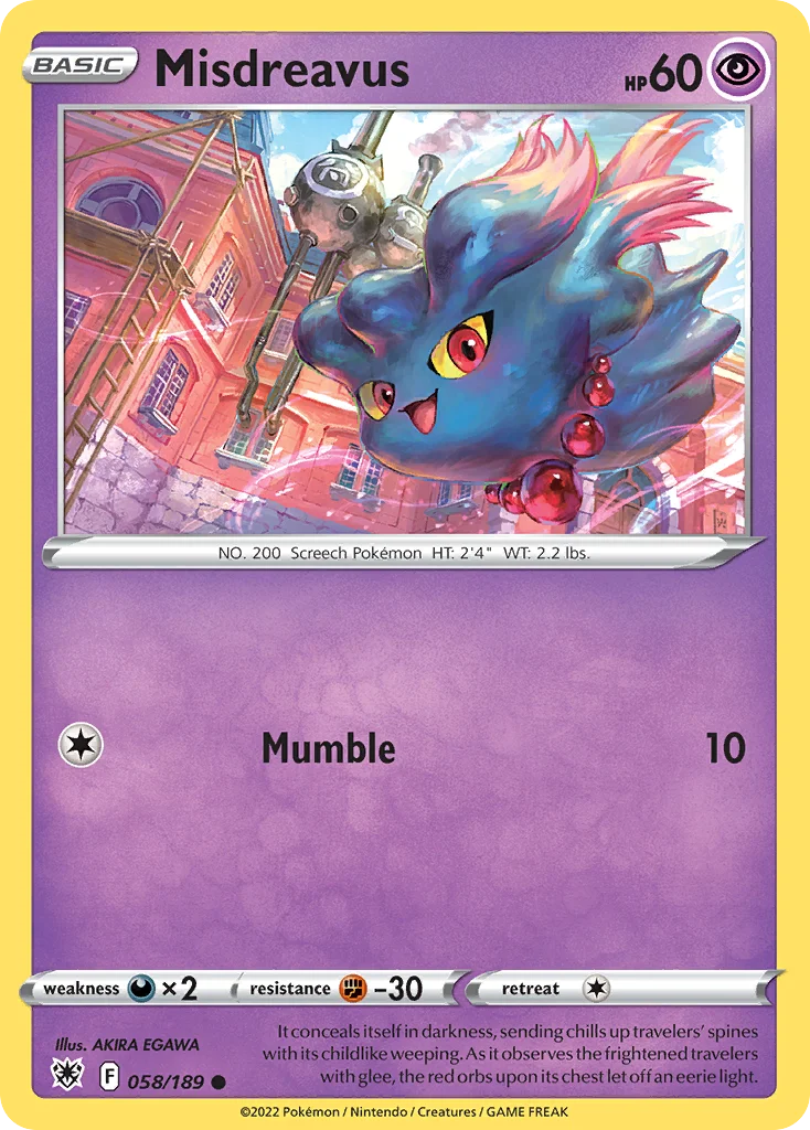 Misdreavus - Pokémon TCG Card | Dittobase