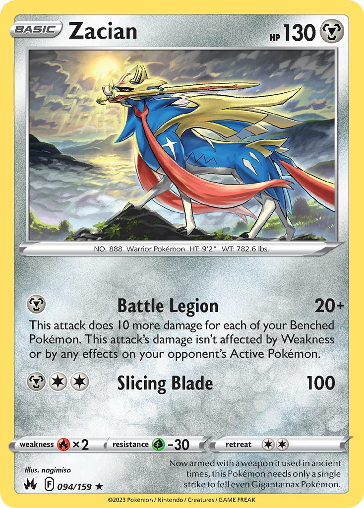 Zacian - Pokémon TCG Card | Dittobase