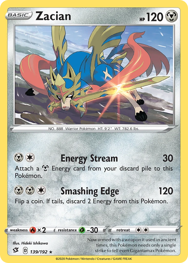 Zacian - Pokémon TCG Card | Dittobase