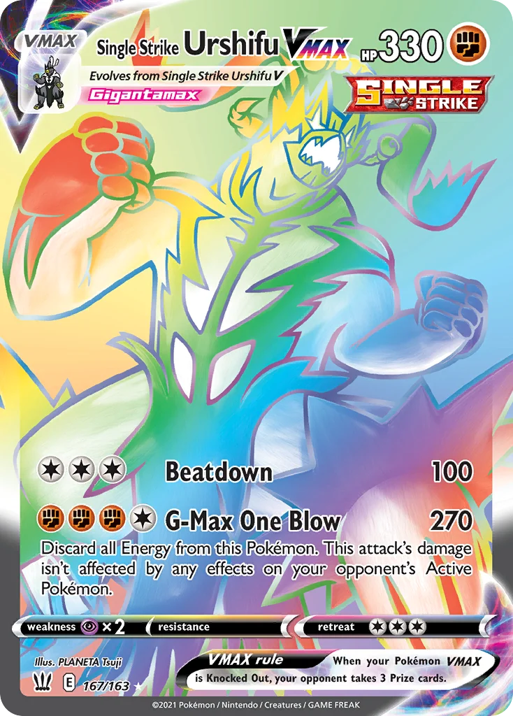 Single Strike Urshifu VMAX - Pokémon TCG Card | Dittobase