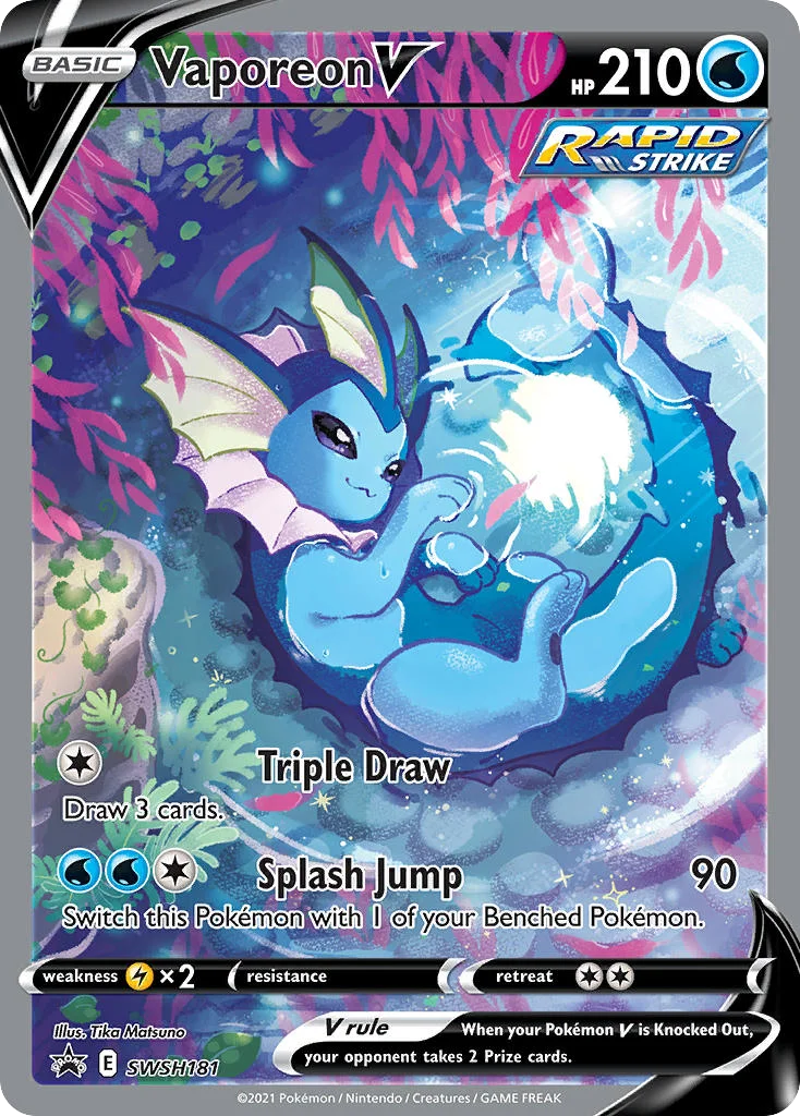 Vaporeon V - Pokémon TCG Card | Dittobase