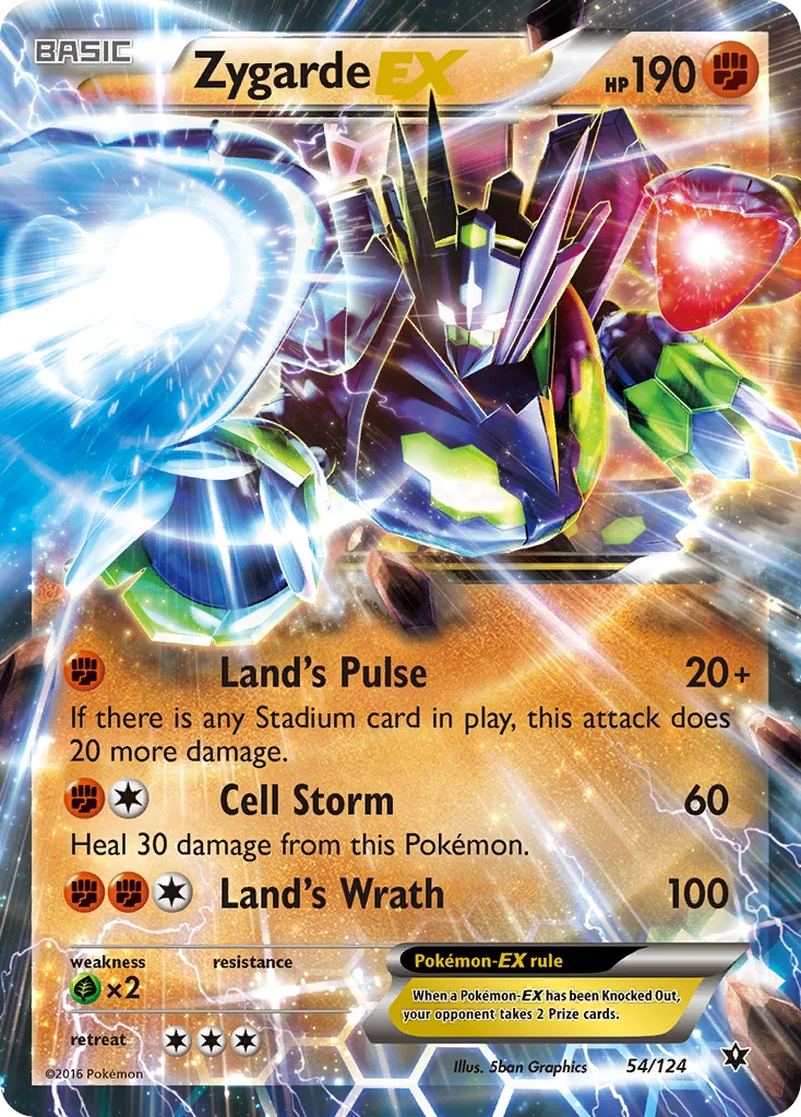 Zygarde EX トレーディングカード HP190 Zygarde-EX - Pokémon TCG Card | Dittobase