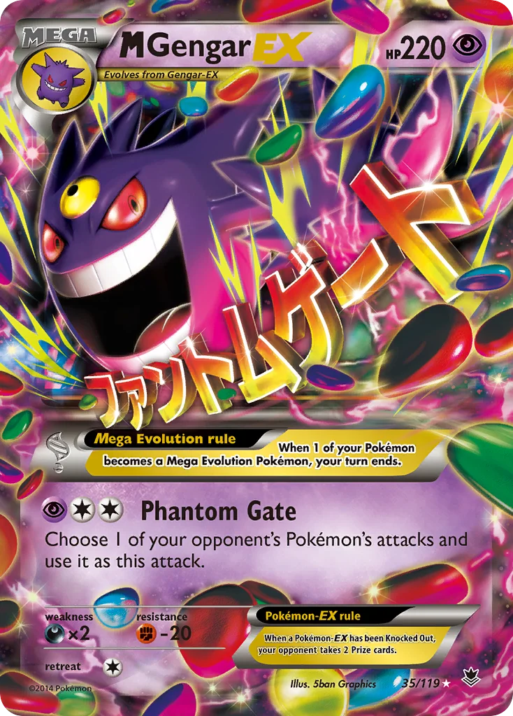 M Gengar-EX - Pokémon TCG Card | Dittobase