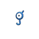 Shiny Unown J sprite