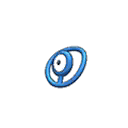 Shiny Unown O sprite