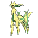 Shiny Arceus Grass sprite