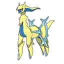 Shiny Arceus Ice sprite