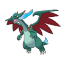 Shiny Charizard Mega X sprite