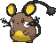 Shiny Dedenne sprite