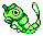 Caterpie in Yellow