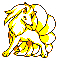 Ninetales in Yellow