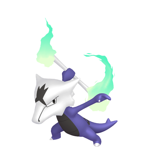 Shiny Alolan Marowak render