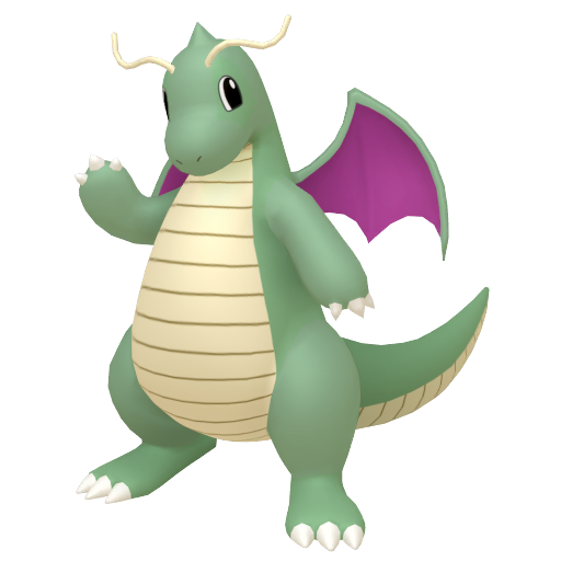 Shiny Dragonite render